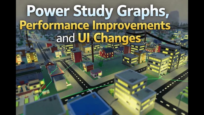 Featured image for Power Study Graphs, Performance Improvements and UI Changes