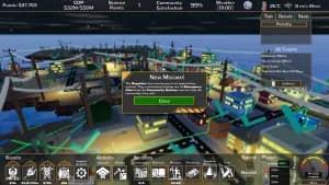 Screenshot of a new mission objective in the game