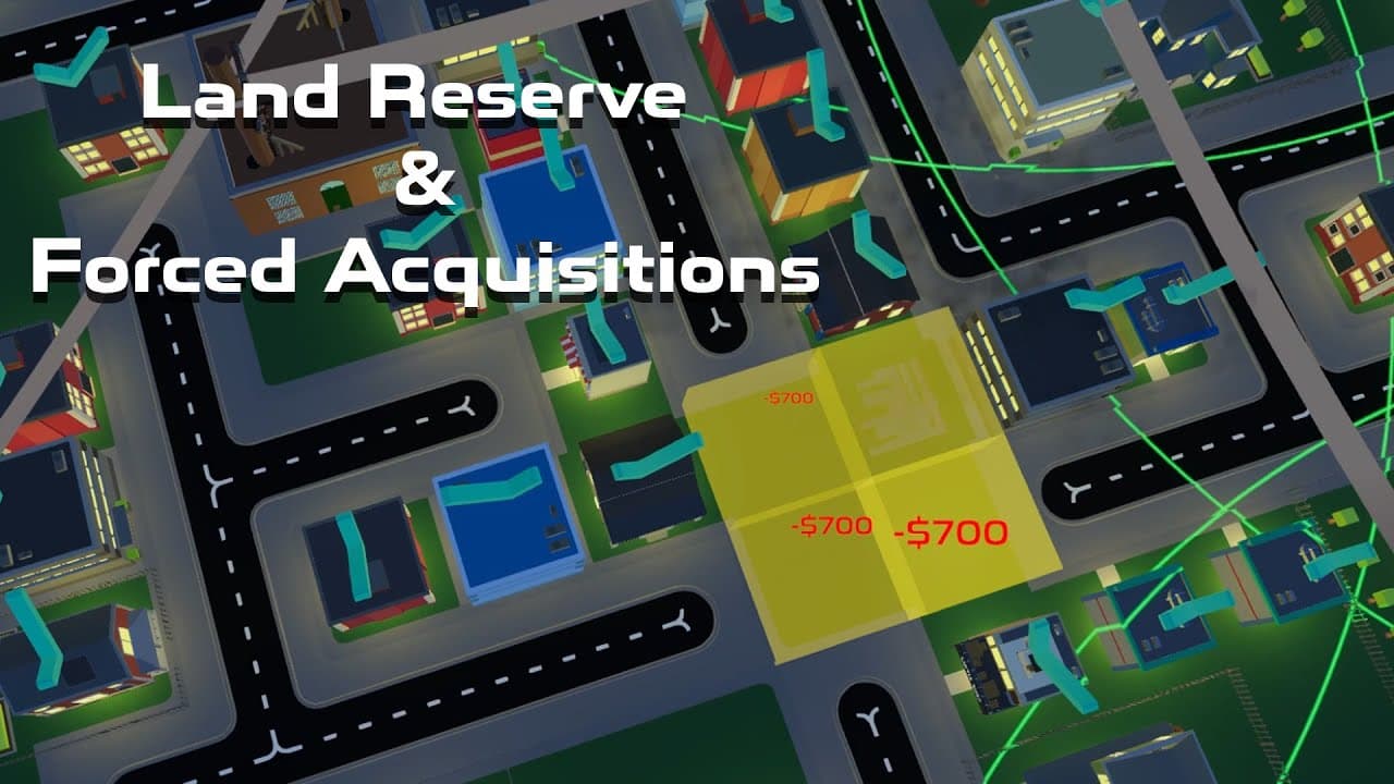 New Feature Preview - Land Reserve - Click to watch
