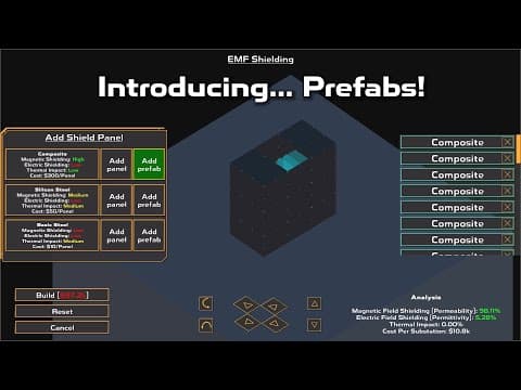 Power Network Tycoon - EMF Shield Prefab Trailer - Click to watch