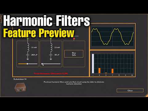 Harmonic Filters | Feature Preview | Power Network Tycoon - Click to watch