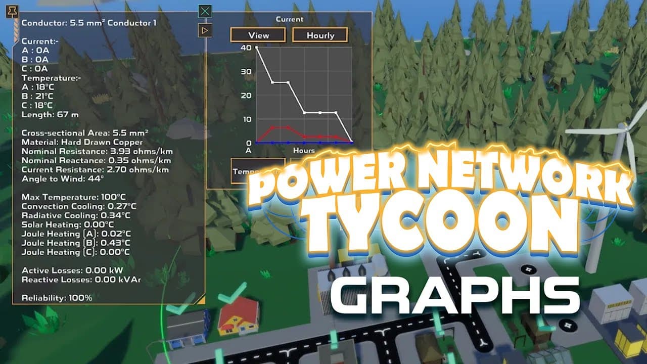 Graphs have arrived! 📈 | Power Network Tycoon | Feature Preview - Click to watch