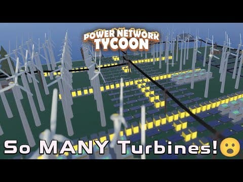 Renewable Energy Takes Center Stage in POWER Engineering Simulation Game! 🍃| Power Network Tycoon - Click to watch